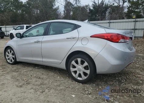 2013 Hyundai Elantra Gls из США, поврежденный, VIN KMHDH4AE0DU640358